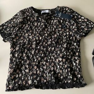 Xs Hollister floral crop top